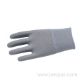 Hespax Non-dust Seamless Work Cheap Breathable Grey Gloves